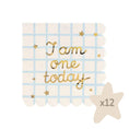 Bild in Galerie-Betrachter laden, 12 Servietten "I am one today"