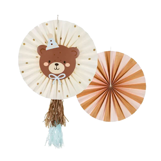 2 Dekorosetten „Teddybär“