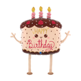 Bild in Galerie-Betrachter laden, XXL Ballon „Kawaii Cake“ (Airwalker)
