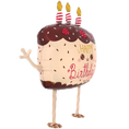 Bild in Galerie-Betrachter laden, XXL Ballon „Kawaii Cake“ (Airwalker)
