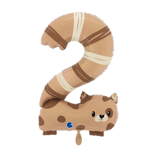 XXL Ballon „Nr. 2 Katze“