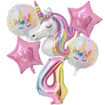 Bild in Galerie-Betrachter laden, Luftballon-Set „Einhorn“ - Verschiedene Zahlen
