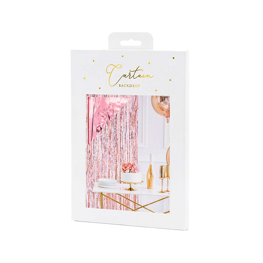 Glittervorhang „Rosé Gold“