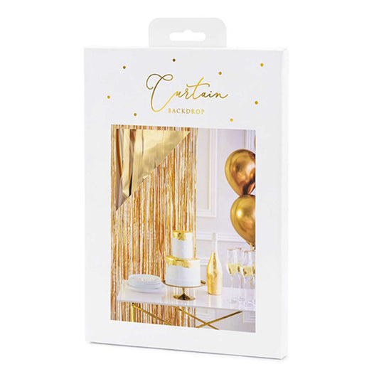 Glittervorhang "Gold"