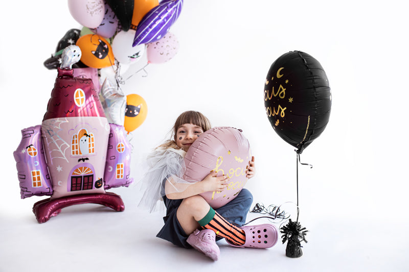 Folienluftballon Hocus Pocus, 45 cm, schwarz