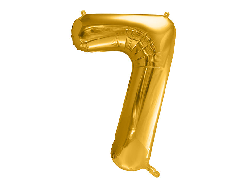 Folienballon Ziffer, 86cm, gold
