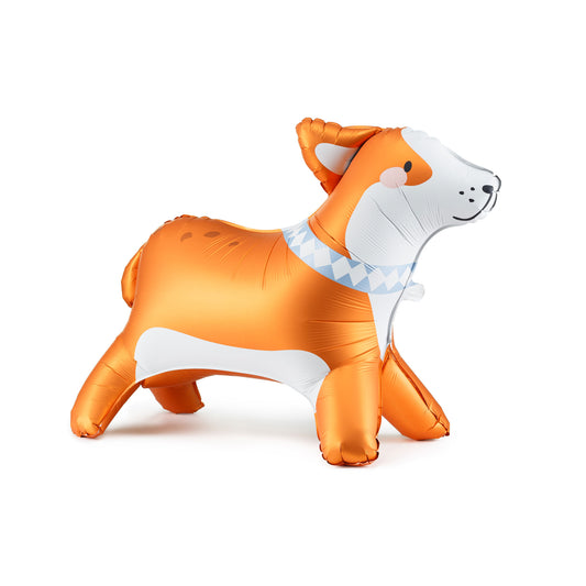Stehender Folienballon Corgi, 88x70 cm, Mix