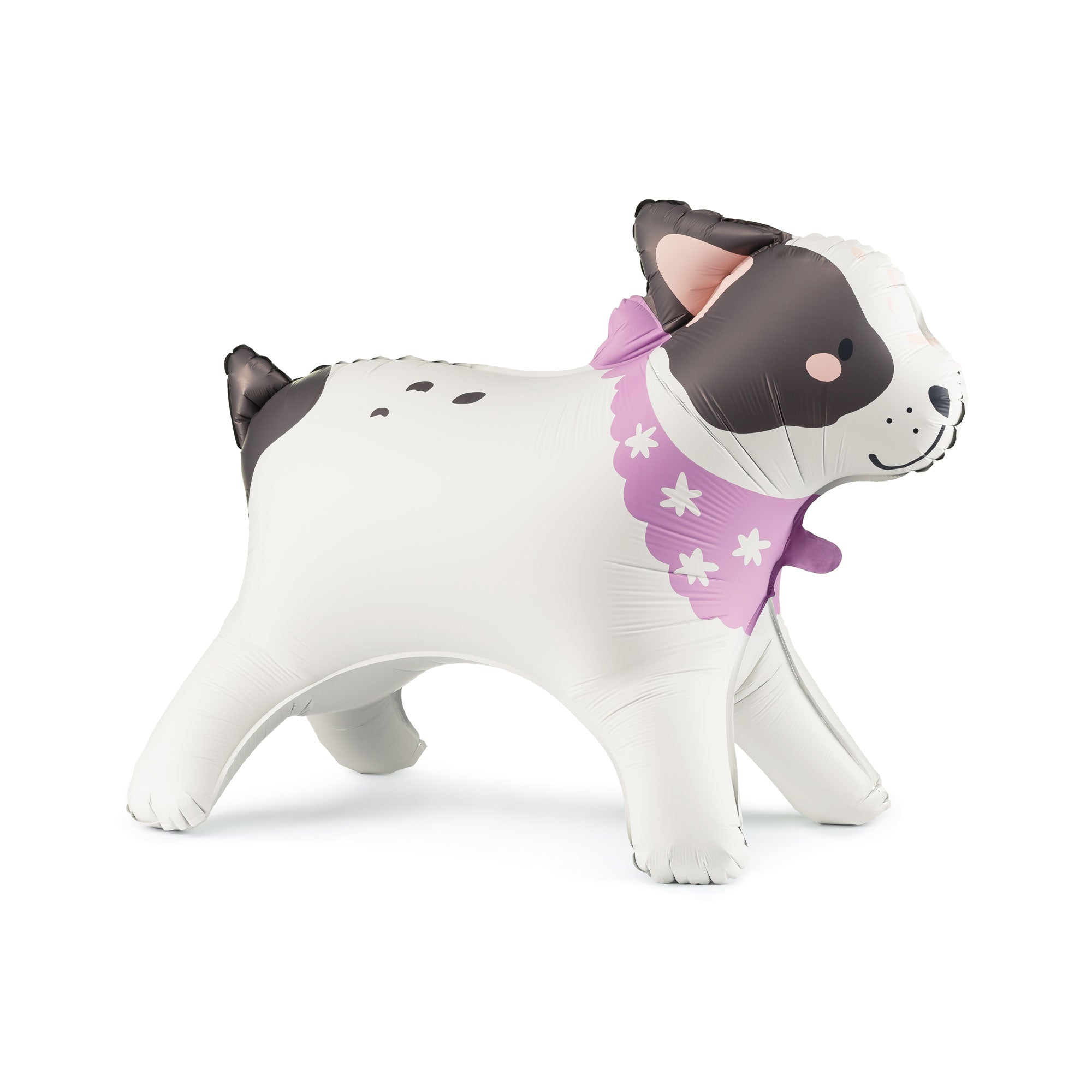 Stehender Folienballon Bulldogge, 75x57 cm, Mix