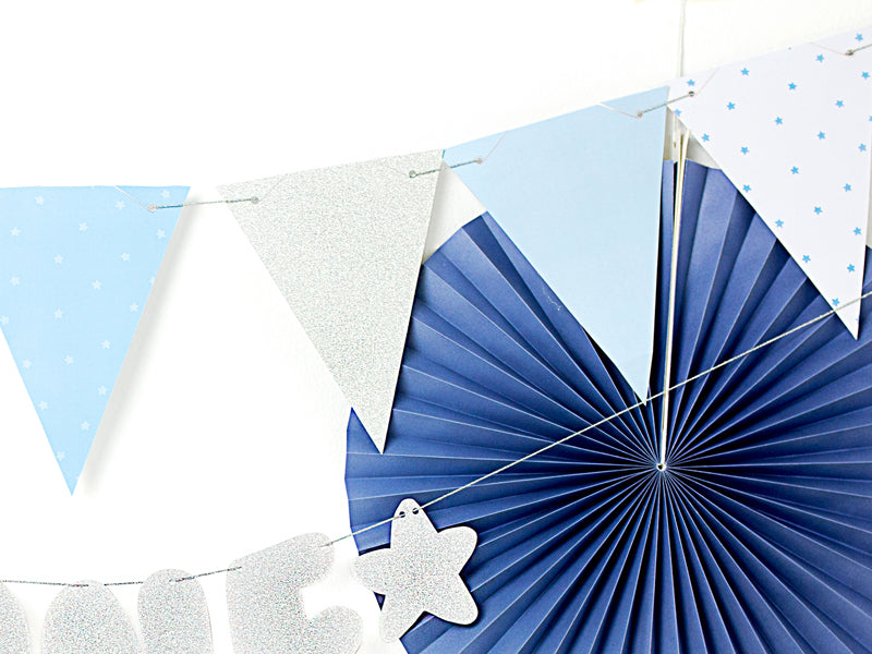 Flaggen-Girlande - 1st Birthday, 1,3m