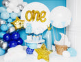 Bild in Galerie-Betrachter laden, Ballongirlande - blau, 200cm
