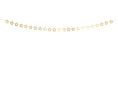 Bild in Galerie-Betrachter laden, Papiergirlande Sterne, gold, 3m
