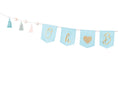 Bild in Galerie-Betrachter laden, Banner Oh Baby mit Quasten, 2.5 m, himmelblau
