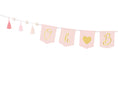 Bild in Galerie-Betrachter laden, Banner Oh Baby mit Quasten, 2.5 m, hellrosa
