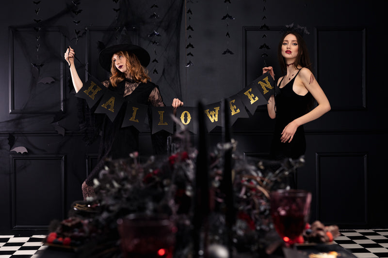 Banner Halloween, schwarz, 20x175cm