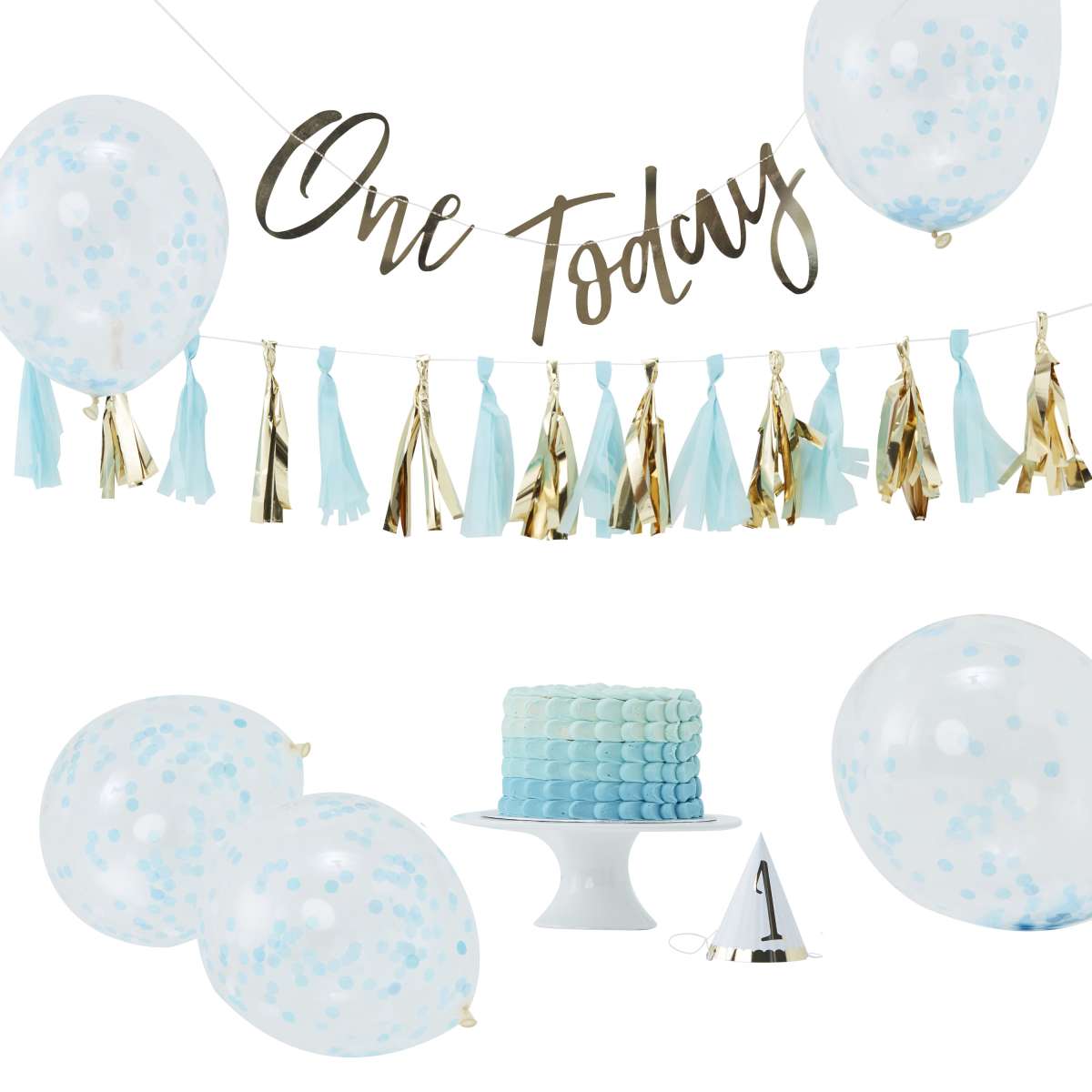 Cake Smash Kit "1. Geburtstag Boy Edition"