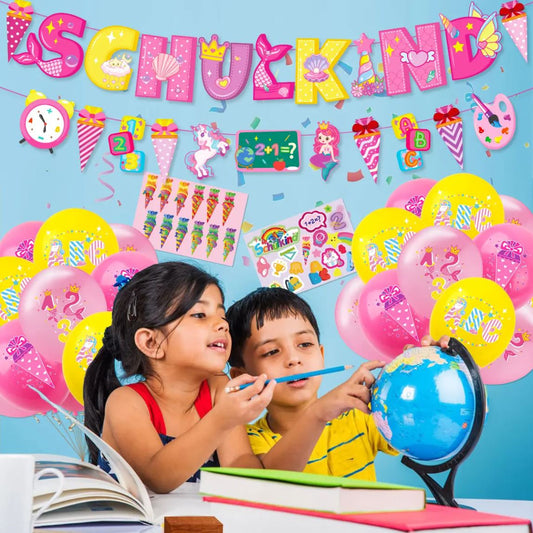 Partyset „Schulkind Pink“