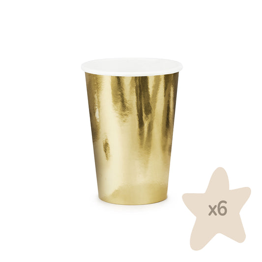 Becher, gold, 220ml