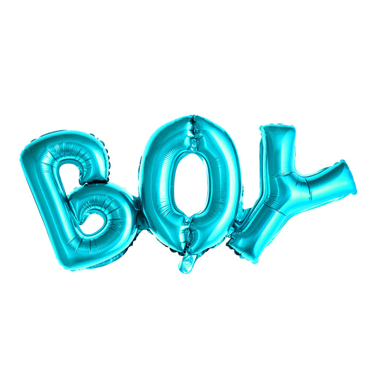 Folienballon Boy, 67x29cm, blau