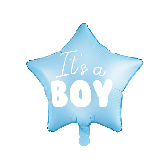 Folienballon Stern - It's a boy, 48cm