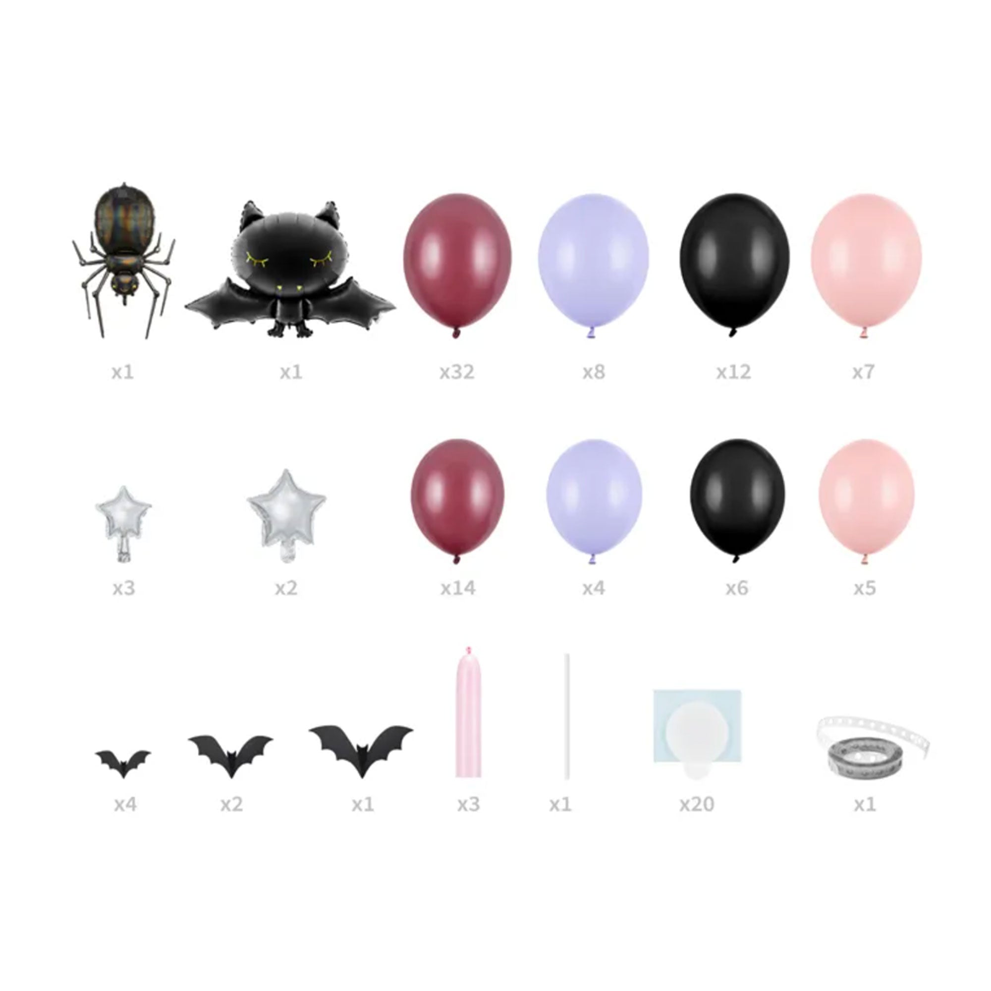 XXL Luftballongirlande - Halloween