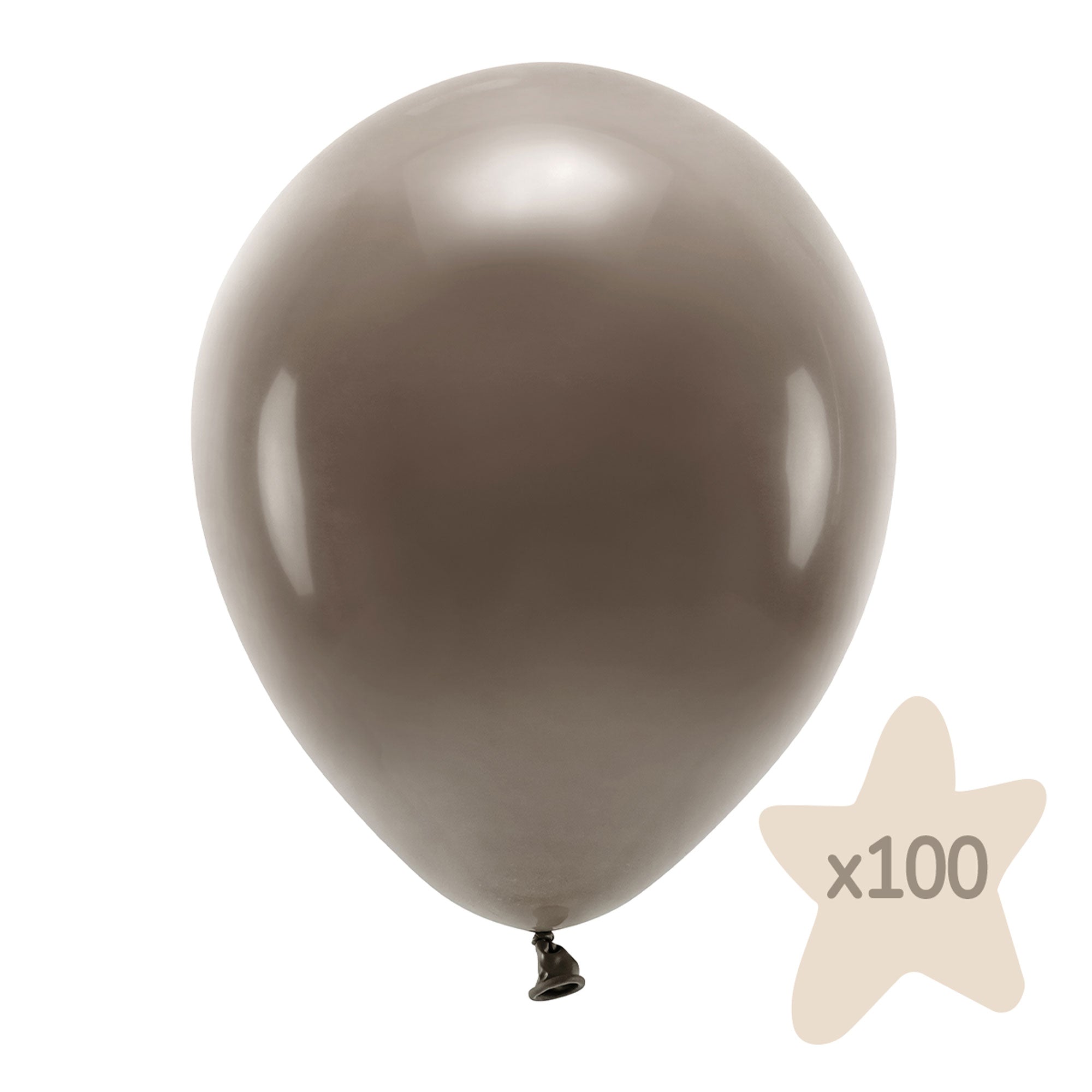 Ballons Eco 30cm, pastell, braun