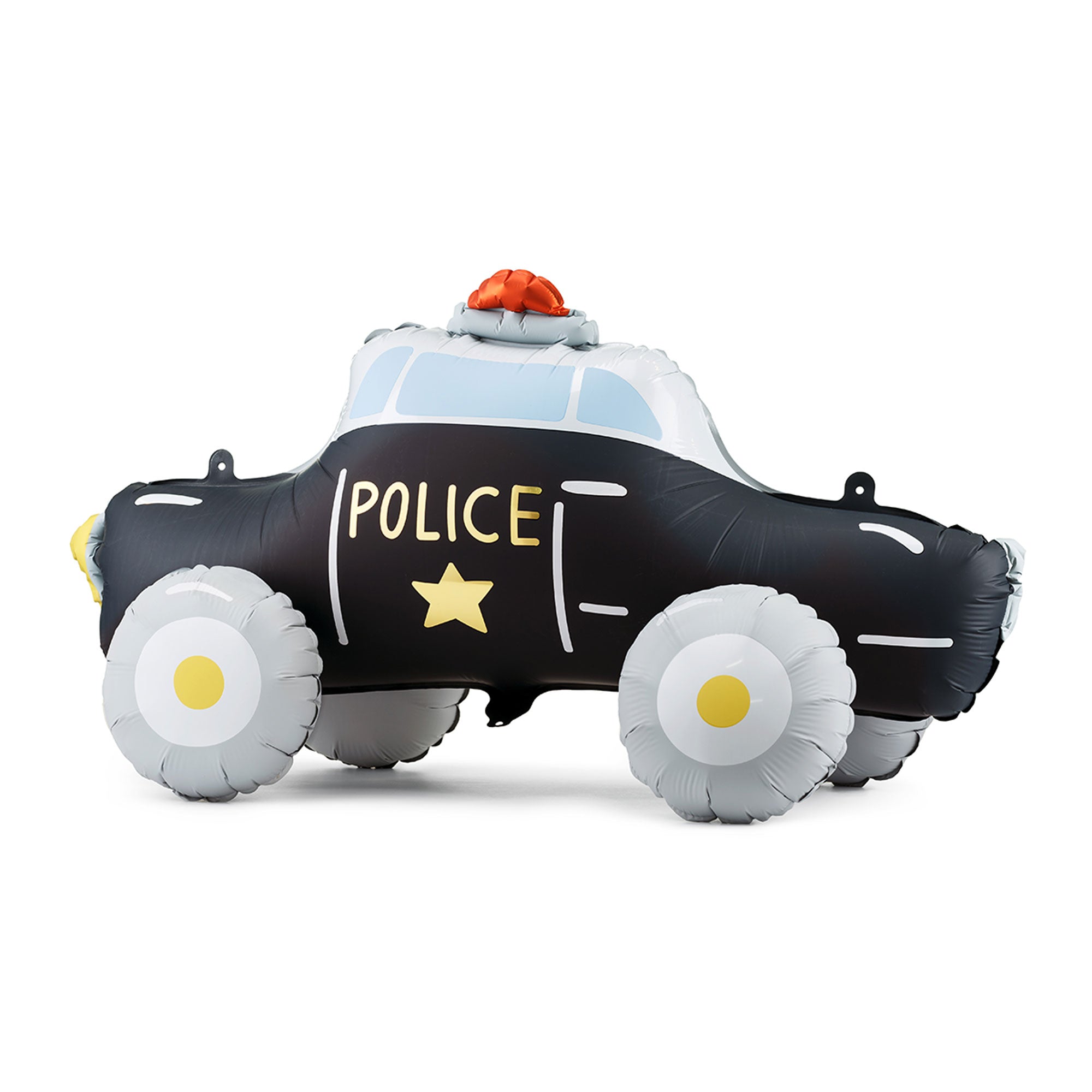 Stehender Folienballon Polizeiwagen, 90 x 41 cm