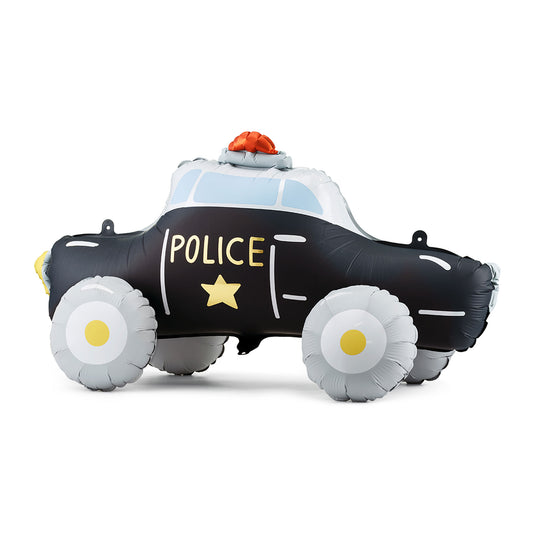 Stehender Folienballon Polizeiwagen, 90 x 41 cm