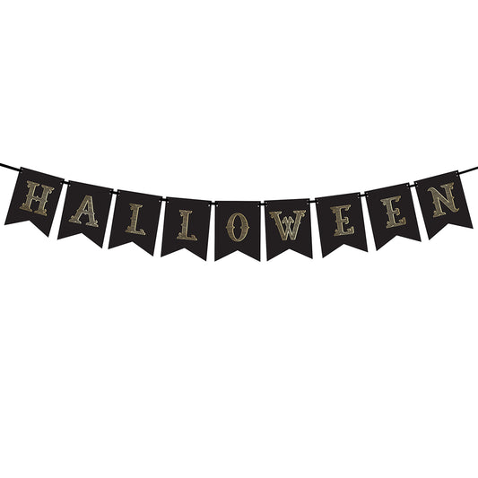 Banner Halloween, schwarz, 20x175cm