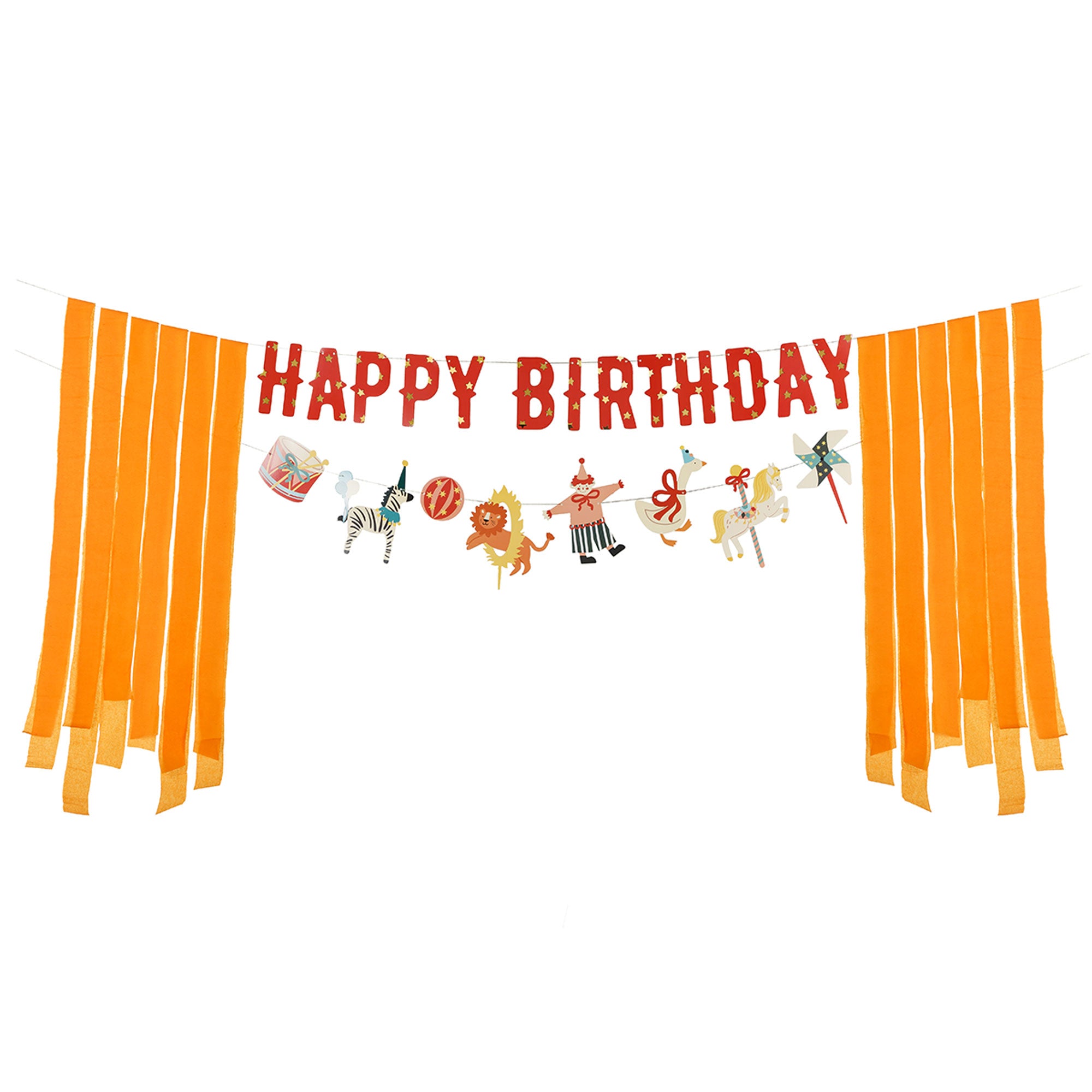 Happy Birthday Zirkus Banner, 275 cm