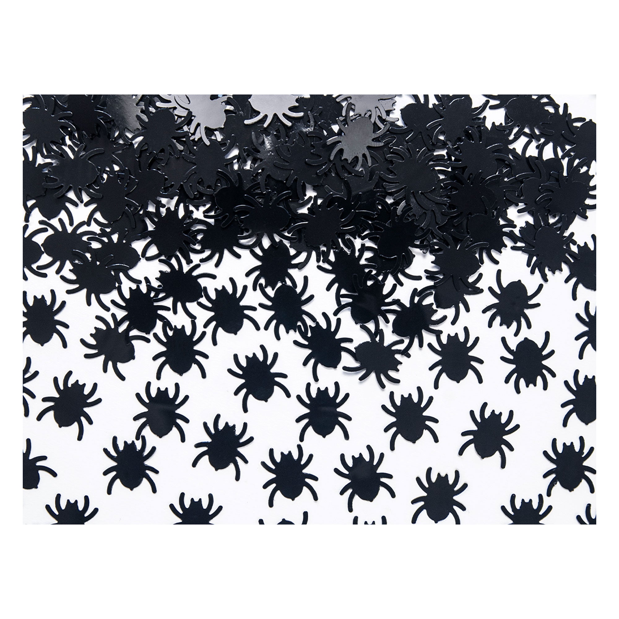 Konfetti Spinnen, schwarz
