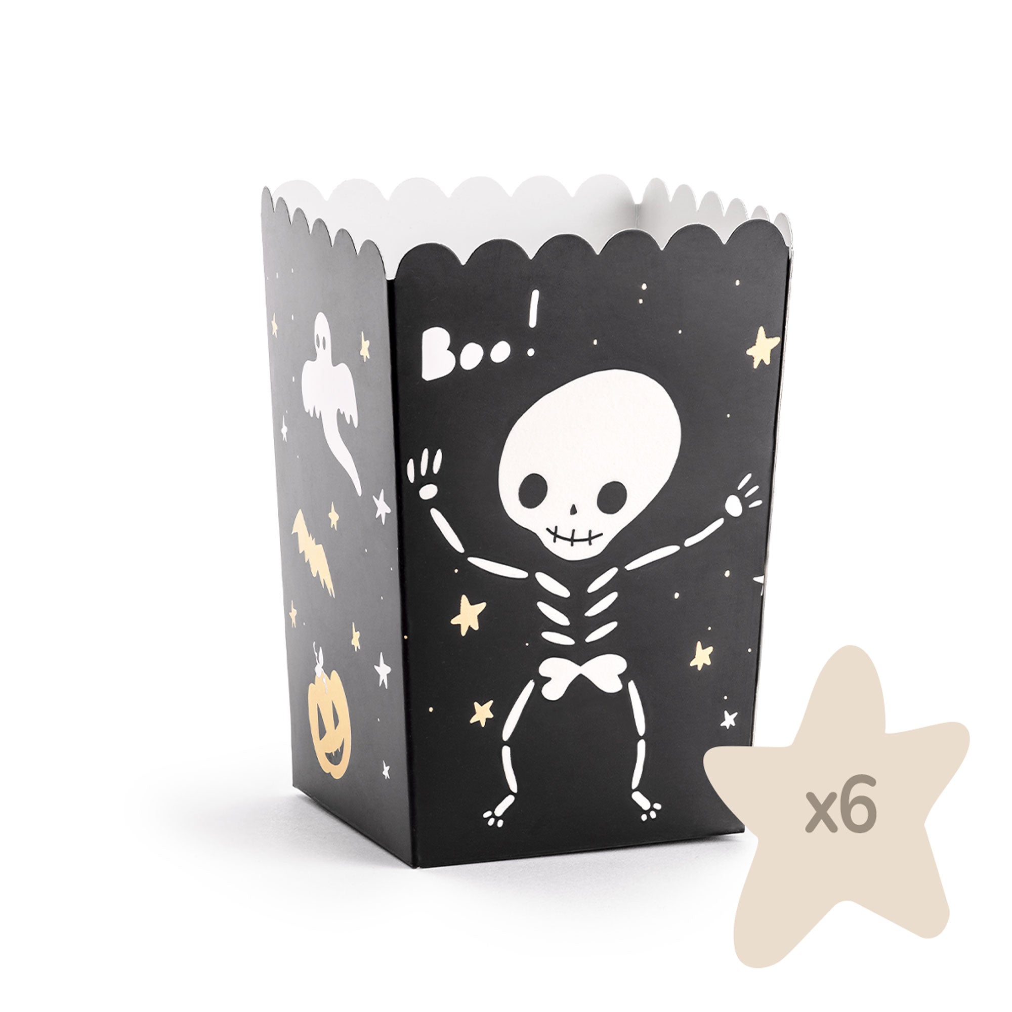 BOO! Popcorn-Schachteln