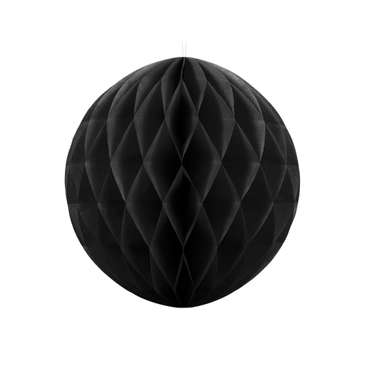 Seidenpapierkugel, schwarz, 20cm