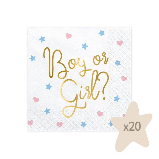 Servietten - Boy or Girl?