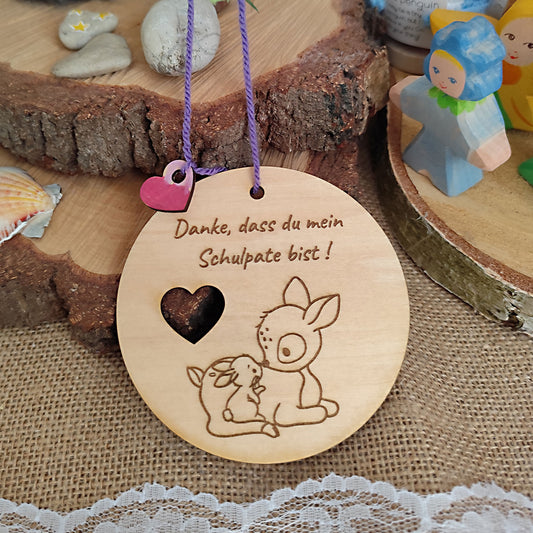Geschenkanhänger "Schulpate"