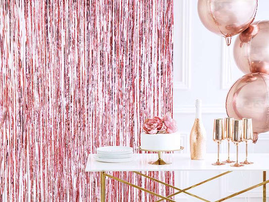 Glittervorhang „Rosé Gold“